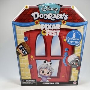 Disney Doorables Pixar Fest Collection Peek 8 Exclusive Figures NEW Box Retired